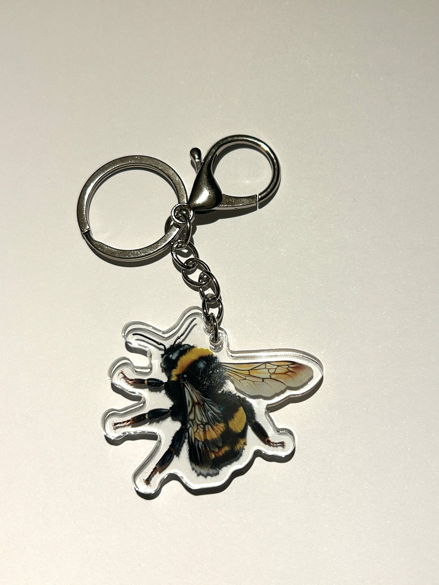 Bumble Bee Acrylic Keychain