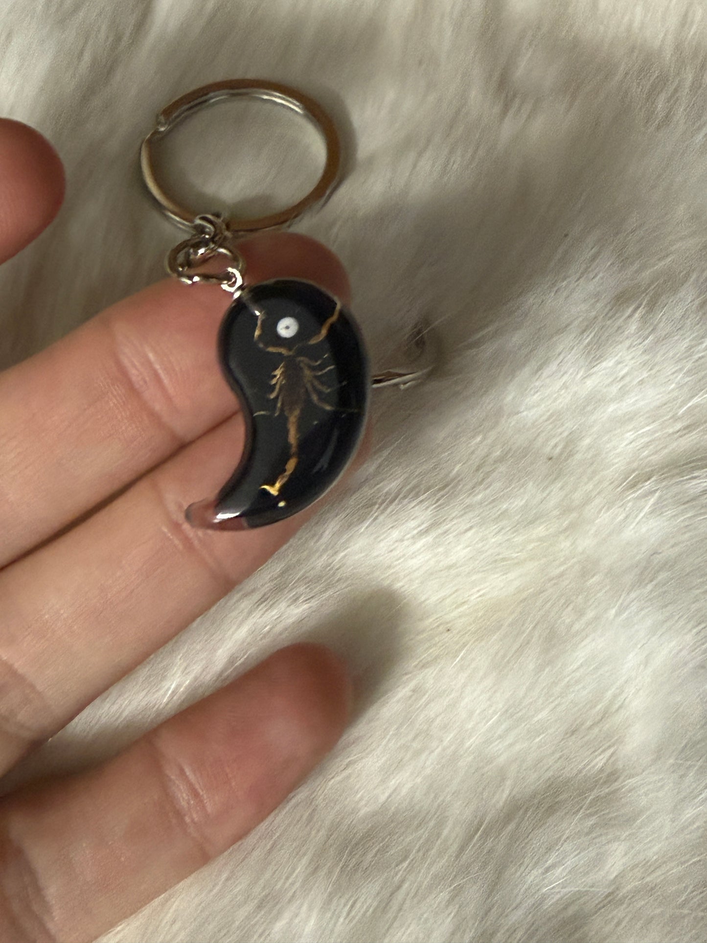 Ying and Yang Scorpion Keychain set - Pumpkin Cat Collectables