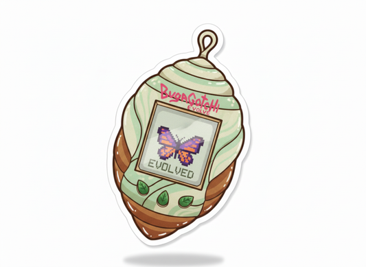 Tamabug Die Cut Sticker - Cocoon - Pumpkin Cat Collectables