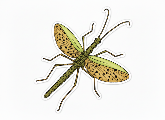 Die Cut Sticker - Leopard Stick Insect - Pumpkin Cat Collectables